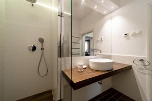 Koupelna v ubytování Be my apartman