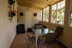 Posezení v ubytování La casa de Angel y Olimpia