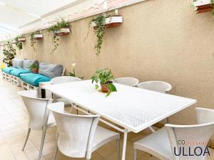 Posezení v ubytování CoLiving Ulloa