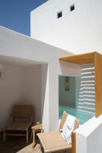 Prostor za sedenje u objektu Allegro Suites Oia