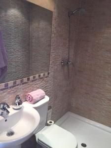 Koupelna v ubytování Casa vacacional en Vejer