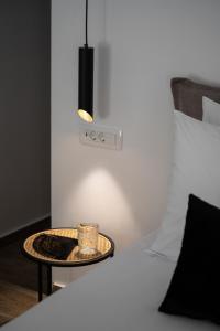 Krevet ili kreveti u jedinici u okviru objekta Allegro Suites Oia