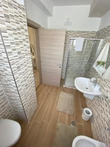 Koupelna v ubytování B&B Amores