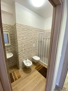 Koupelna v ubytování B&B Amores