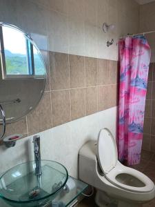 Koupelna v ubytování Hotel Bellavista Premium