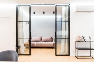 Posezení v ubytování Nautica Resort - apartament Masurian Sailor