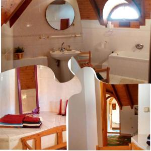 Koupelna v ubytování Holiday home Szentantalfa/Balaton 20230