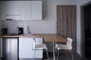 Kuchyňa alebo kuchynka v ubytovaní Luxury Suites by Panagiota