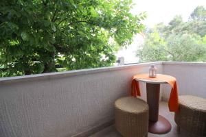 Balkón nebo terasa v ubytování Apartment in Porec - Istrien 10194