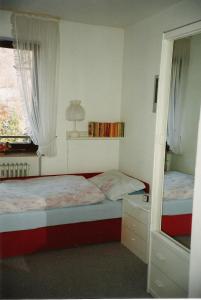 En eller flere senge i et værelse på Ferienwohnungen Mahlke