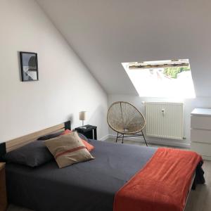 Postel nebo postele na pokoji v ubytování COSY APPART