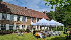 Zahrada ubytování Chambres d'hôtes Manoir du Buquet