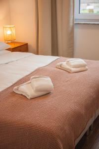 Posteľ alebo postele v izbe v ubytovaní Przytulny Apartament Mickiewicza 14 4