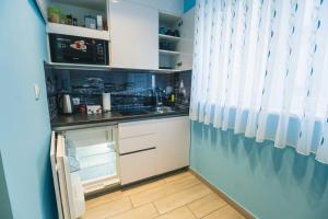 Kuchyňa alebo kuchynka v ubytovaní The Place Apartments Hebrangova + 37 fotografií