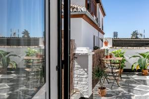 A balcony or terrace at Casa Po
