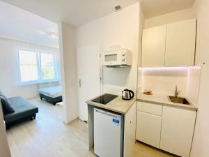Kuchnia lub aneks kuchenny w obiekcie Center Warsaw- Apartamenty Smolna