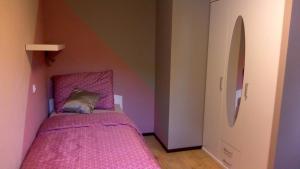 Postel nebo postele na pokoji v ubytování Ferienhaus Fux