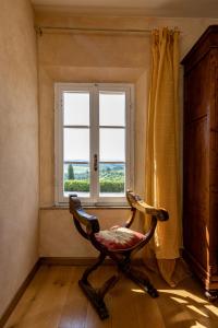 A seating area at Agriturismo Percenna