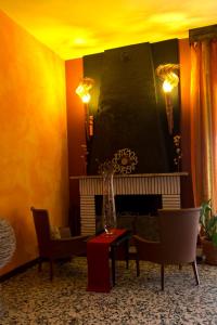 Posezení v ubytování Guest House Villa de Ros
