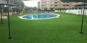 Bazén v ubytování Apartamento 1ª línea de playa VT-35658-CS nebo v jeho okolí