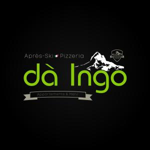 un logotipo para la inco con una montaña en Dà Ingo - Apartments & More, en Damüls