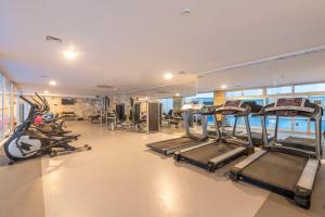 Fitness centrum a/nebo fitness zařízení v ubytování Amara Comfort Resort