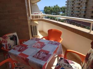 Balkón nebo terasa v ubytování Apartamento 1ª línea de playa VT-35658-CS