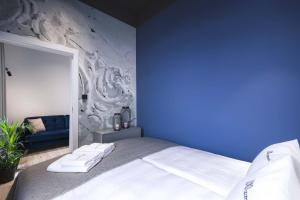Posteľ alebo postele v izbe v ubytovaní Luxo apartments 14