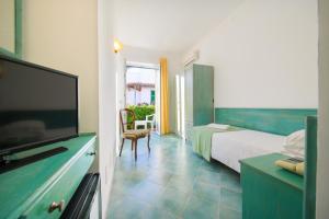 TV a/nebo společenská místnost v ubytování Hotel Pineta
