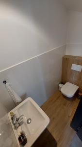 Koupelna v ubytování Apartmány Jura