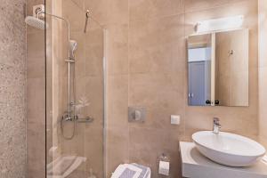 Kúpeľňa v ubytovaní Hotel Kathrin Beach