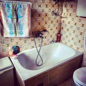 Koupelna v ubytování Apartmani Centar Banja Vrujci
