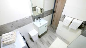 Vannituba majutusasutuses Apartmán u Louckého kláštera 2 plus KK