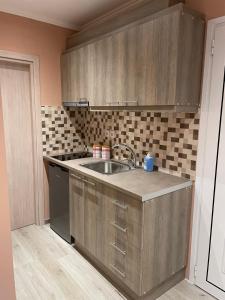 Η κουζίνα ή μικρή κουζίνα στο 13 Brothers Bungalows