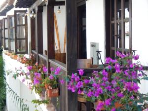 Κήπος έξω από το Hotel Mesón de los Virreyes