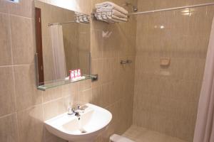 Koupelna v ubytování Antawasi Hotel