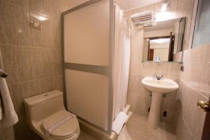 Koupelna v ubytování Antawasi Hotel