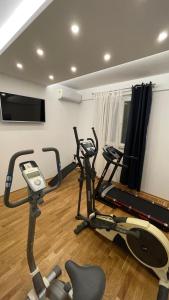 Fitness centrum a/nebo fitness zařízení v ubytování Luxury APARTMAN BILI