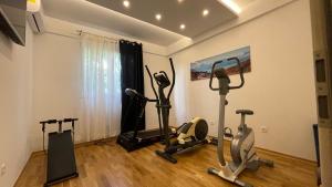 Fitness centrum a/nebo fitness zařízení v ubytování Luxury APARTMAN BILI