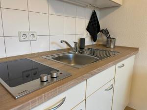 Кухня или мини-кухня в NorthApartments Dresden
