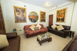 Posezení v ubytování Antawasi Hotel