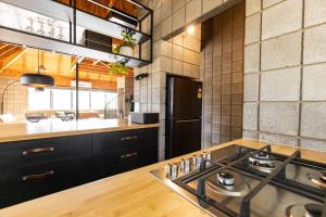 Kjøkken eller kjøkkenkrok på Grampians Getaway
