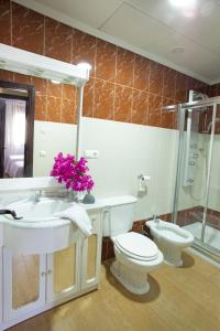 Ванная комната в Casa Montelucía