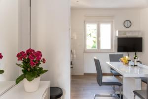 TV a/nebo společenská místnost v ubytování Apartman Palada