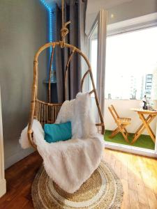 Χώρος καθιστικού στο HAMAC - vue mer - 100M PLAGE