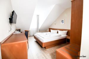 TV a/nebo společenská místnost v ubytování Hotel Blutenburg