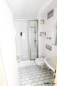Koupelna v ubytování Hotel Blutenburg