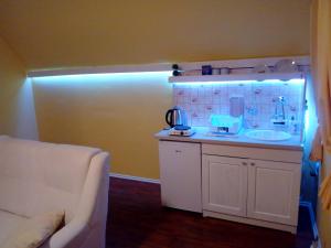 Kuchyň nebo kuchyňský kout v ubytování Apartman Brezuljak Banja Luka Cokorska polja