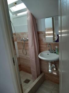 Koupelna v ubytování Nikolett apartman