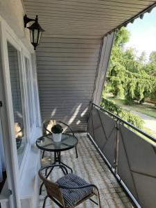 Balkón nebo terasa v ubytování Nikolett apartman